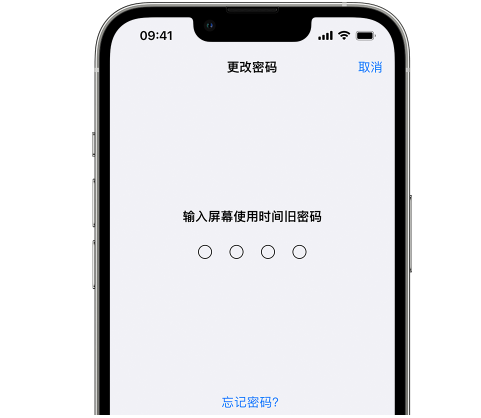 银州iPhone屏幕维修分享iPhone屏幕使用时间密码忘记了怎么办 