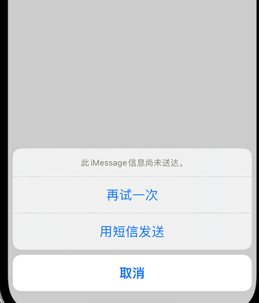 银州apple维修iPhone上无法正常发送iMessage信息