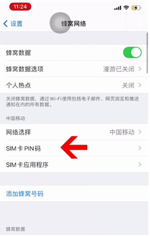 银州苹果14维修网分享如何给iPhone14的SIM卡设置密码 